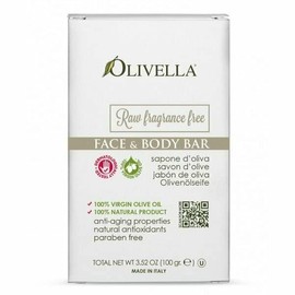 Olivella Fragrance Free Bar Olive Oil Soap 3.52 oz