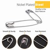 Wenrook 300 Pack Safety Pins Assorted, 4 Different Sizes, Strong
