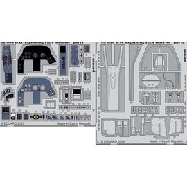 1/32 Aircraft- BAC Lightning F2A Interior for TSM (Painted Self Adhesive)