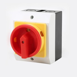 Boxonly Load Sealed Isolation Switch Box Waterproof Dust Main Control 380V Motor Power Cut-Off Switch 1Pcs 20A