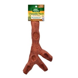 Wild Harvest Chewable Perch For All Birds Metal Attachment 3 In 1 Toy 10.5 oz.