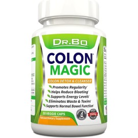 DR. BO Colon Cleanse Detox Formula - Natural Bowel Cleanser Pills