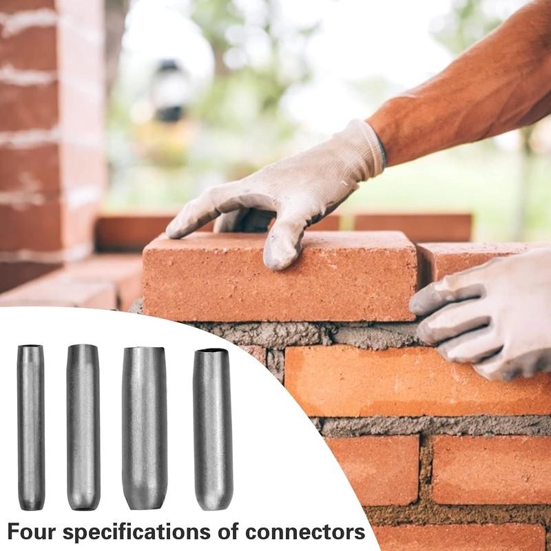 FitEasy® 4-Size Interchangeable Brick Jointer Steel Barrel Bricklaying Jointer 1/2"