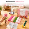 HHSarioneiro 550 Pcs Pipe Cleaner Flower Kit, Pink Complete DIY