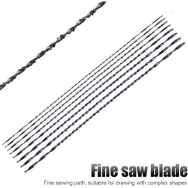 Precision Coping Saw with #1 to #8 Spiral Teeth Blades – Fast Cutting for Jewelry Making,Metal,Wood & Plastic Crafts – Spiral Jewelry Coping Saw for Woodworking & DIY Projects (11” x 5.9”)