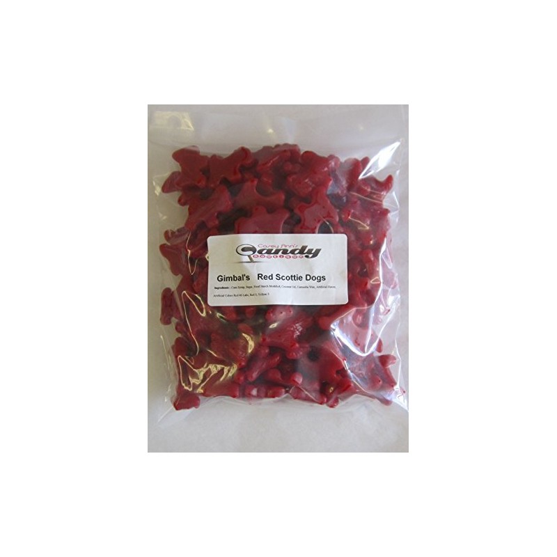 Gimbals Licorice Scottie Dogs Red 2 Pounds