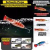 4 Señuelos Popper De 43g Kit Pesca Superficial Mar Playa