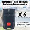Kingdder 6 Pcs 2 Channel Remote Control Compatible with BFT