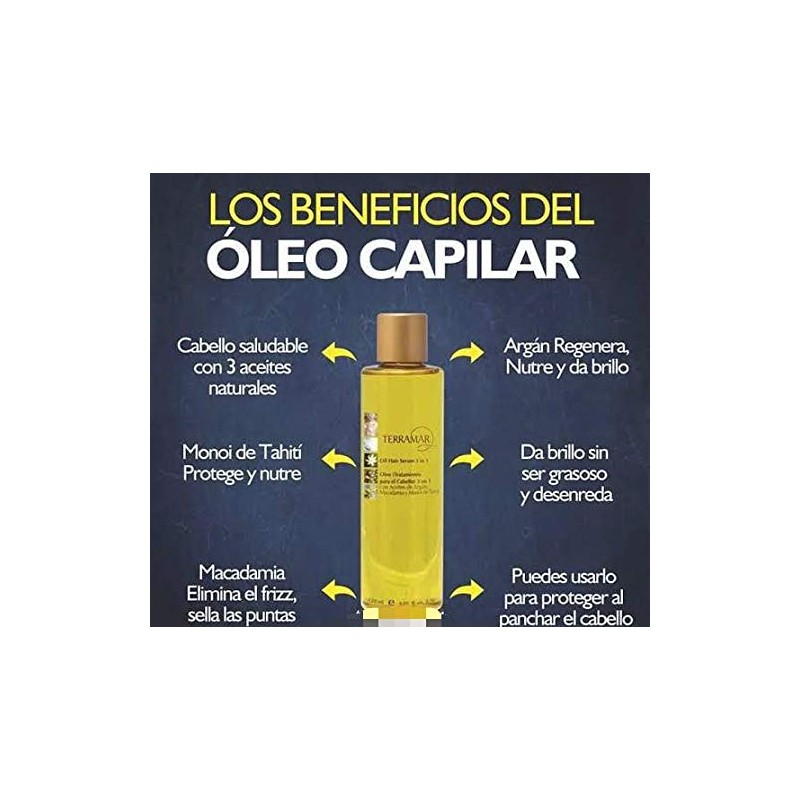 Terramar Óleo Tratamiento Para El Cabello Maltratado - 120 ml