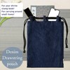Edoten Drawstring pouch Cloth bag Cotton 100% 4.5 oz Yarn-dyed