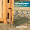 36" Cane Bolt Heavy Duty Drop Rod Gate Stopper Hardware,