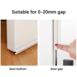 Esufeir 196inch White T Shape Sash Window Weather Stripping Door Seal Strip,Draught Excluder Insulation Foam Tape Soundproof Seal Strip,Window Draft Blocker Wind Noise Stopper Door Frame Gap Filler