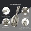 Grappling Hook Stainless Steel Claw Carabiner for Outdoor Survival Underwater