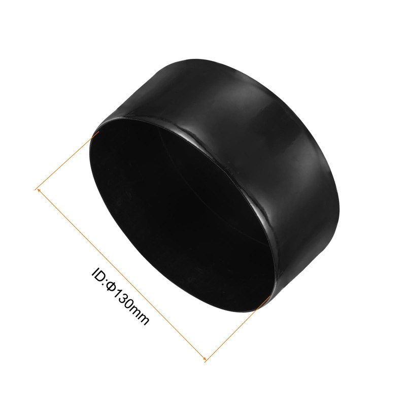 sourcing map 2pcs Rubber End Caps 130mm(5 1/8") ID Vinyl