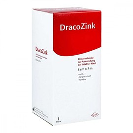 Zinc Glue Bandage Dracozink 8 cm x 7 m Pack of 1