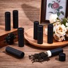 NICENEEDED Pack of 20 Black Cardboard Lip Balm Tubes, Refillable