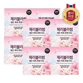 On the Body Flower Whipping Soap 90g / 온더바디 플라워 휘핑비누 90g X 8개 체리블라썸