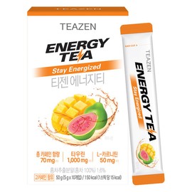 Teazen Energy Tea, 10 servings, 5g, 1 set / 티젠 에너지티, 10회분, 5g, 1세트