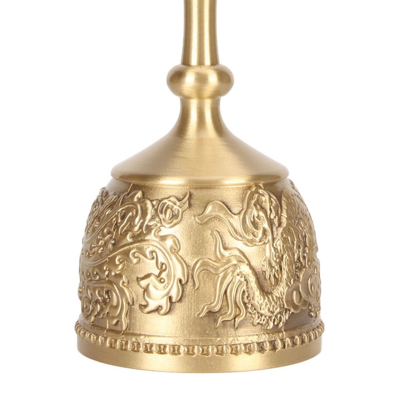 Brass Hand Call Bells Sturdy Handle Loud Ringing Bell for