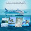 Qusases Waterproof Remote Control Electric Shark Water Toy with Spray,
