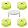 COEWUR Pack of 4 replacement thread spool with trimmer cover,