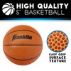 Franklin Sports Wall Mounted Basketball Hoop – Fully Adjustable –