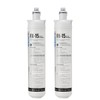 2Pack,Microfilter FLUUX FX-15,Hybrid cartridge,NSF Certified,Under Sink Water Filter System, Compatible