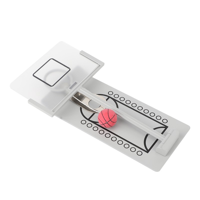 Miniature Office Desktop Ornament Decoration Basketball Hoop Toy Board Game