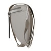 KMISSO 30618 Women's Shoulder Bag Genuine Vegan Leather, gray