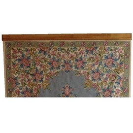 Country Timber 12-36 Inch Compression Type Quilt Rack Tapestry Rug Hanger - Pine (15")