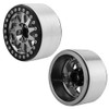 RZXYLRC 4Pcs Aluminum 2.2" Beadlock Wheel Rims for 1:10 RC