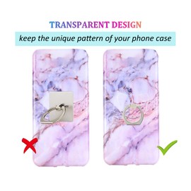 Transparent Cat Cell Phone Ring Holder Kickstand,360 Rotation Clear Cat Cell Phone Finger Ring Grip Stand for Phones,Pad