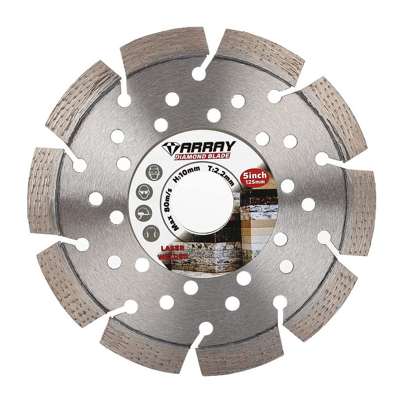 Solidure 125 mm Laser Diamond Cutting Disc Concrete Reinforced Concrete