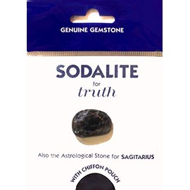 Sodalite for Truth - Genuine Gemstone - Also for the Third Eye Chakra and Stone for the Zodiac Sign Sagittarius