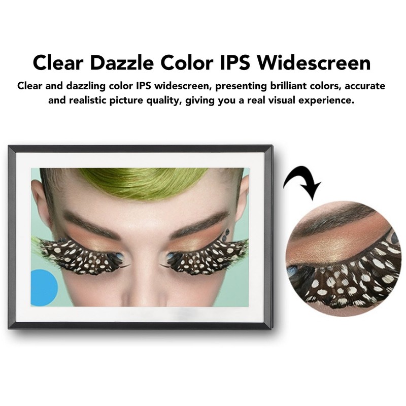 10 Inch WiFi Digital Picture Frame IPS Touch Screen App