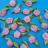 Generic Mini Satin Ribbon Roses 100pcs 15mm Mini Roses for