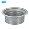 PATIKIL 5 Inch Duct Connector Flange, Metal Fitting Straight Pipe