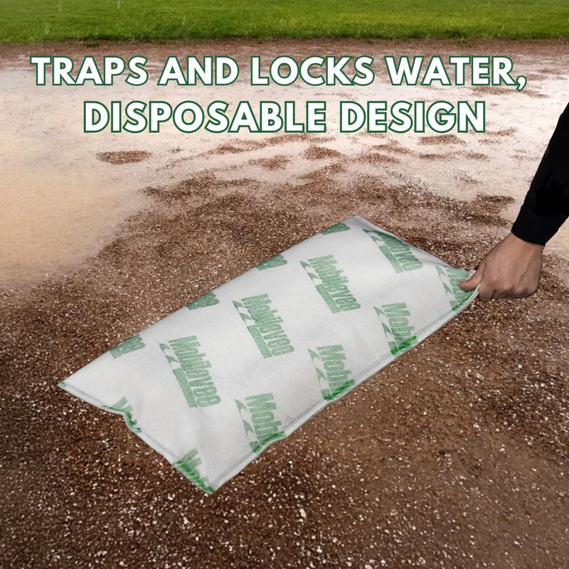 Mobilevee DryPuddle Puddle Sponge for Baseball Fields - Water Absorbing