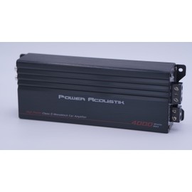 Power Acoustik Class D Monoblock Amplifier – 4000 Watt Class D Monoblock Amp | Compact Car Amp for Subwoofers | High-Power Mono Amplifier Car Audio | Ultra-Small for Car Mono Systems