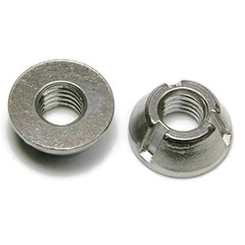 Tri-Groove Tamper Proof Security Nuts 316 Stainless Steel 1/2"-13 - Qty 1