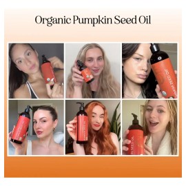 Aceite De Semilla De Calabaza Orgánico 100% Puro Para Cabell