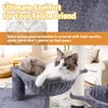 ROYPET Cat Tree with Cat Condo and Two Hammocks, Cat
