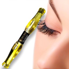 Aceite Natural para Crecimiento Cejas y Pestañas ZELIHA, 20ml, con 8 Aceites Naturales, Doble Aplicador, Hecho en Turquía