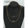 PROSILVER 925 Silver Chain Women's Paper Clips Link Chain 3.3