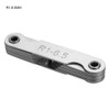 Radius Gauge, R0.3-1.5/ R1-6.5/ R7-14.5/ R15-25//R25-50/R52-100MM Stainless Steel Radius Fillet