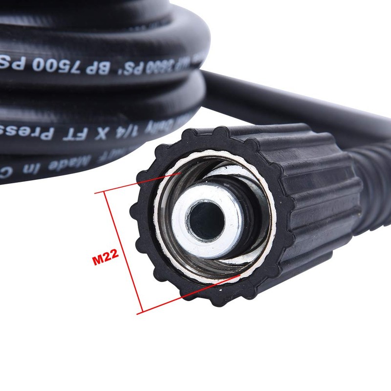 25 Ft High Pressure Washer Hose, Upgraded Power Washer Hose