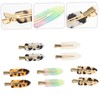 Baluue 10pcs Vintage Duckbill Hair Clips Hair Styling Pins No