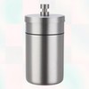 Durable 304 Stainless Steel Ashtray with Lid for Office Storage