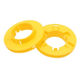 NIDAYE 100 Packs Plastic Bushing for Metal Stud, Corrosion and Rust Proof, Protect Wire Insulation from Sharp Metal Edges, Allows Smooth Wire Pulling, Grommet Protector with Stud Size of 2X4 Inches