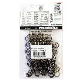 yarie (yarie) supurittoringu 550 S.P. Rings, 100 3-Pack, 140lb.